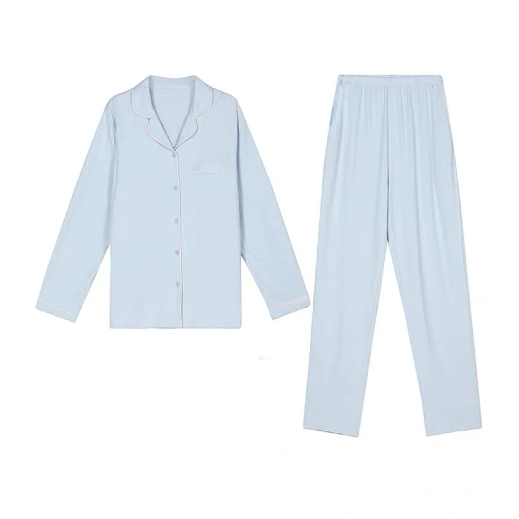 6623女士舒适宽松简约家居服套装