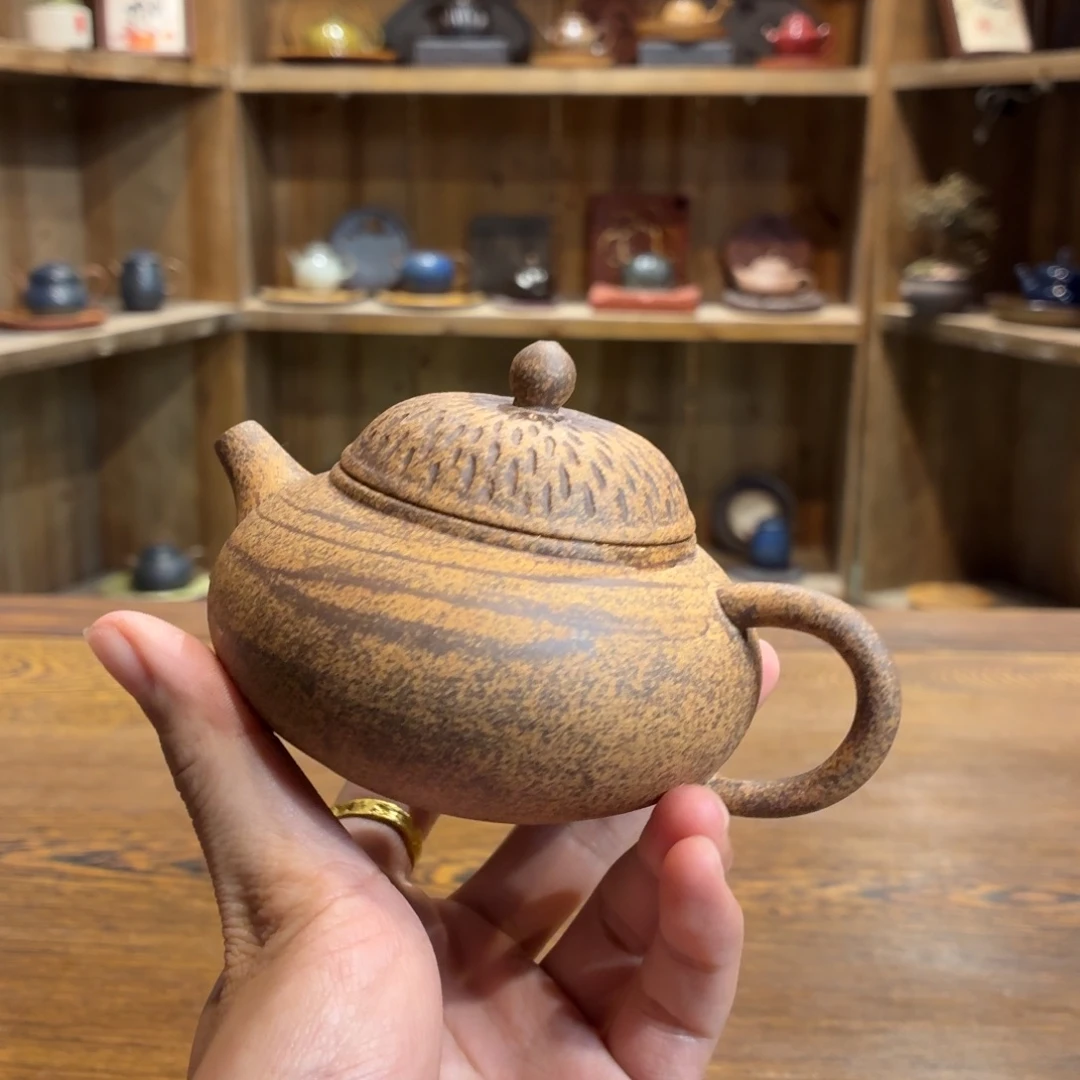 柴烧老岩泥茶器皿