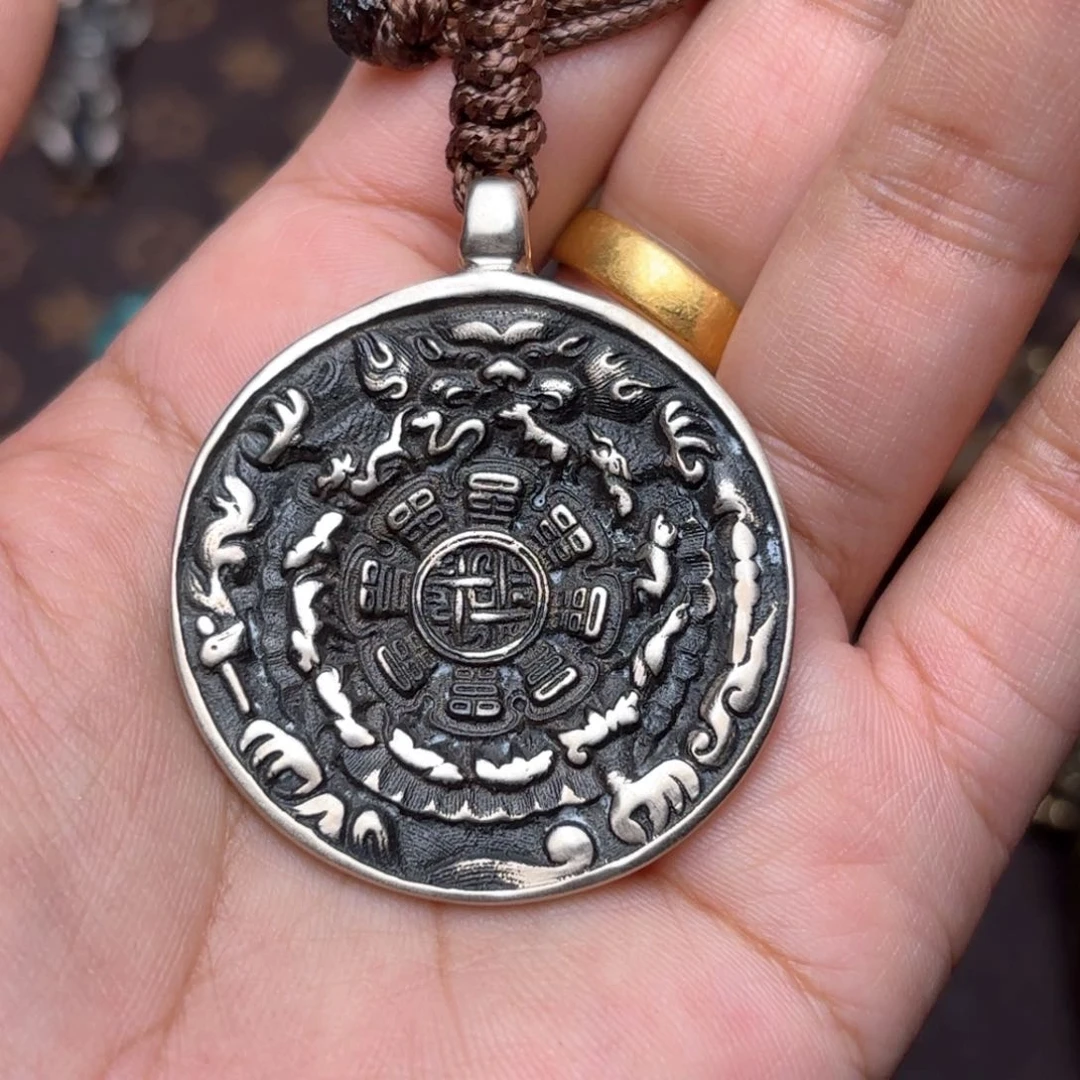 贤*铜星月菩提吊坠项链