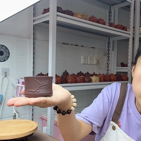 紫泥茶案主人杯主人杯