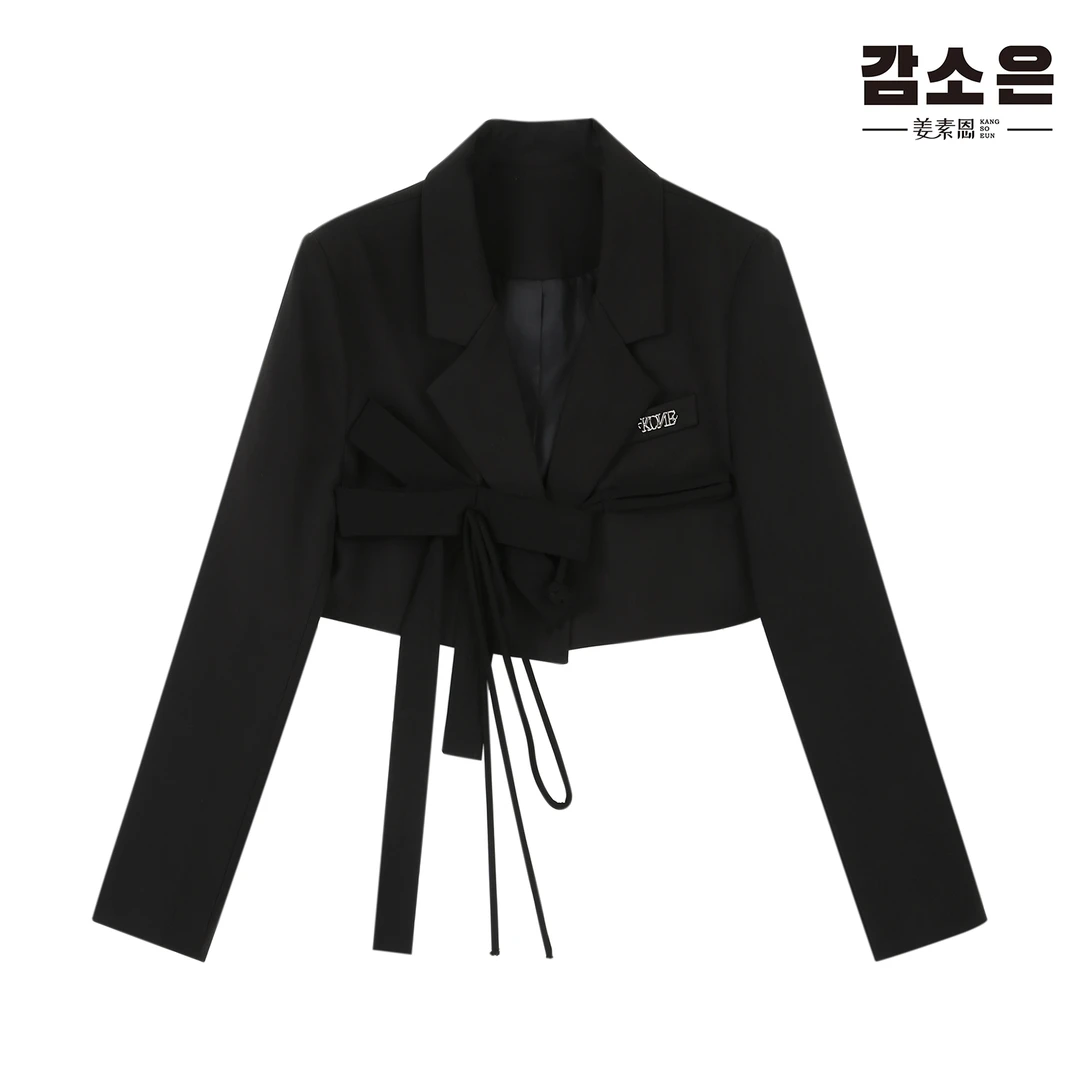 【小铃铛】【礼上】新款小众设计精致礼服休闲西装外套蝴蝶款K06244-1