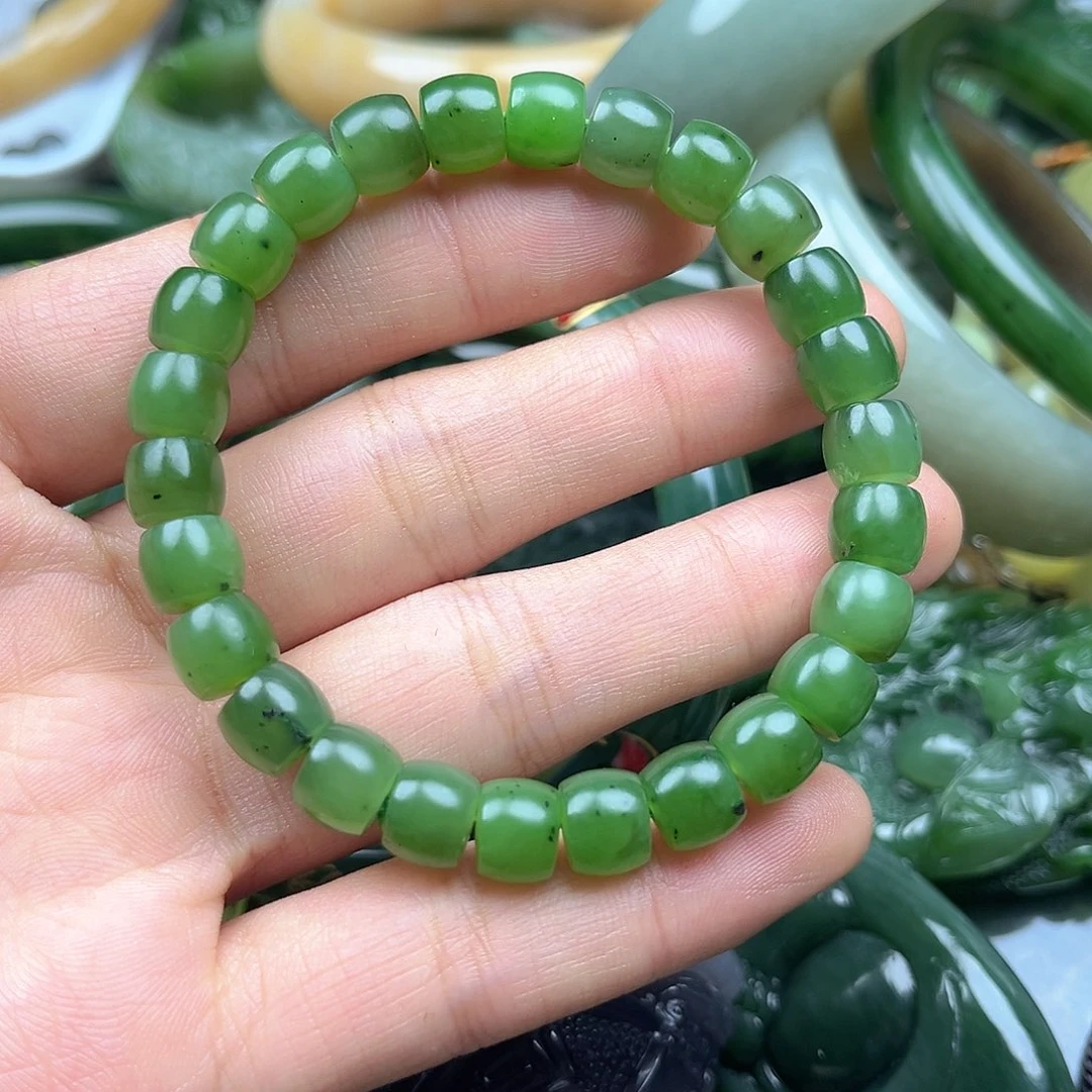 和田玉（碧玉）未镶嵌手串