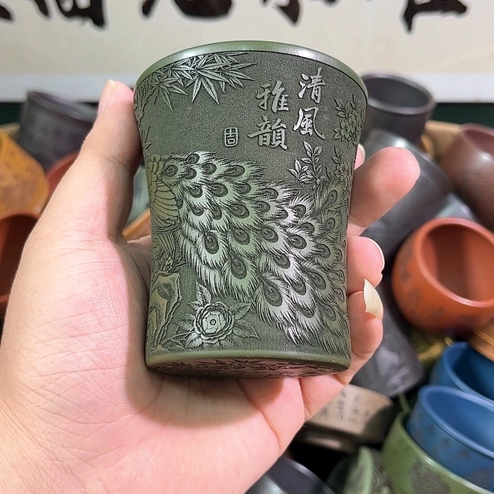 茶杯紫砂全手工紫砂主人杯