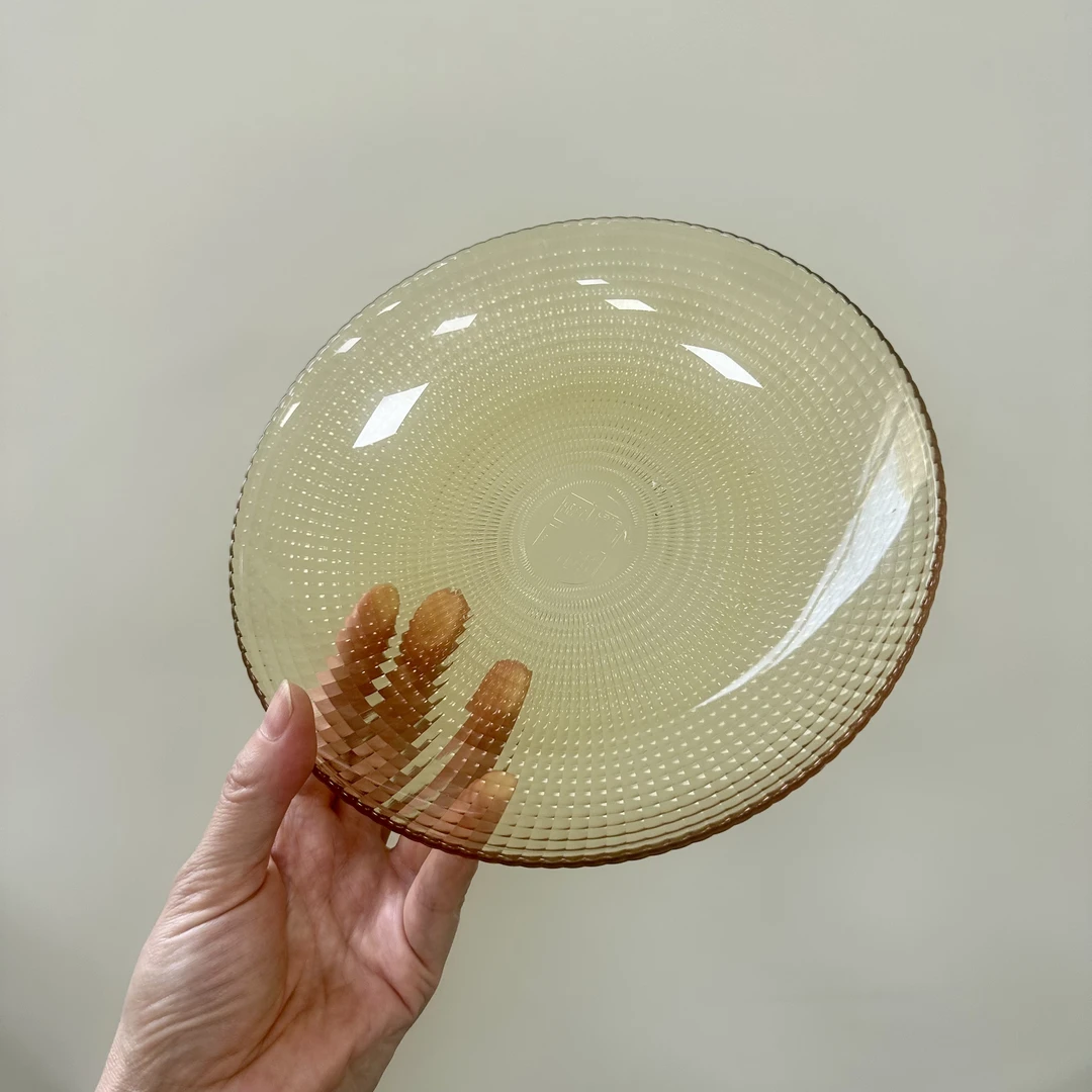 康宁款耐热琥珀色烤盘餐盘菜盘子可微波炉