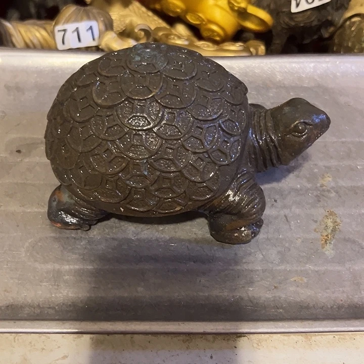 美***春黄铜摆件，文房工艺品摆件