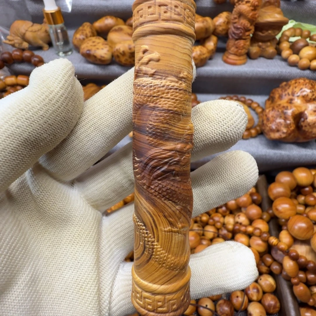 柏木（崖柏）太行崖柏黑油板根盘龙柱