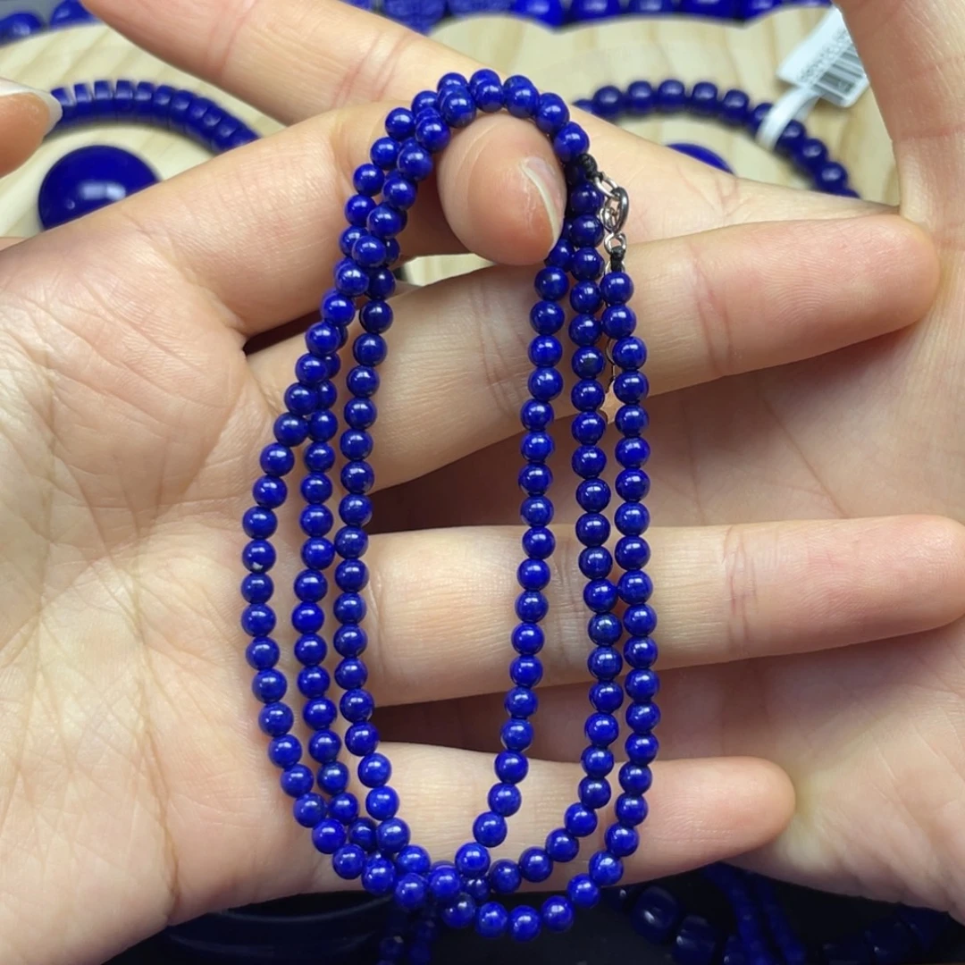 7***9青金石未镶嵌项链3+