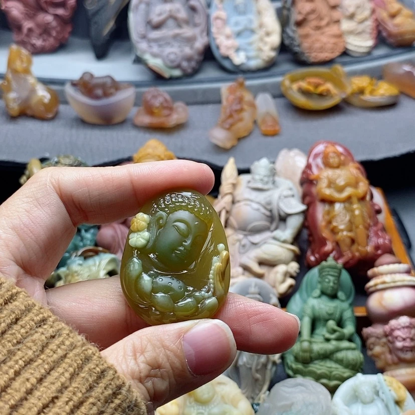 【闪购商品】未镶嵌吊坠定制石英质玉