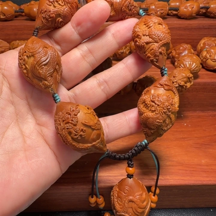 橄榄核手串五方神兽