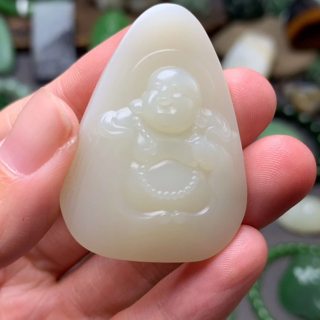 和田玉未镶嵌颈饰沐**7