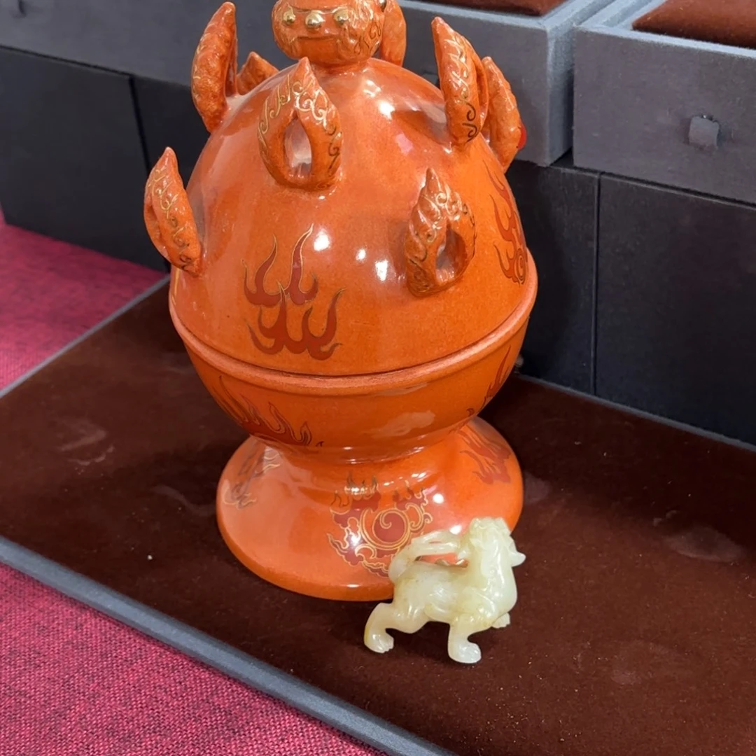 佛***鱼瓷片瓷摆件瓷盘瓷板瓷片其他