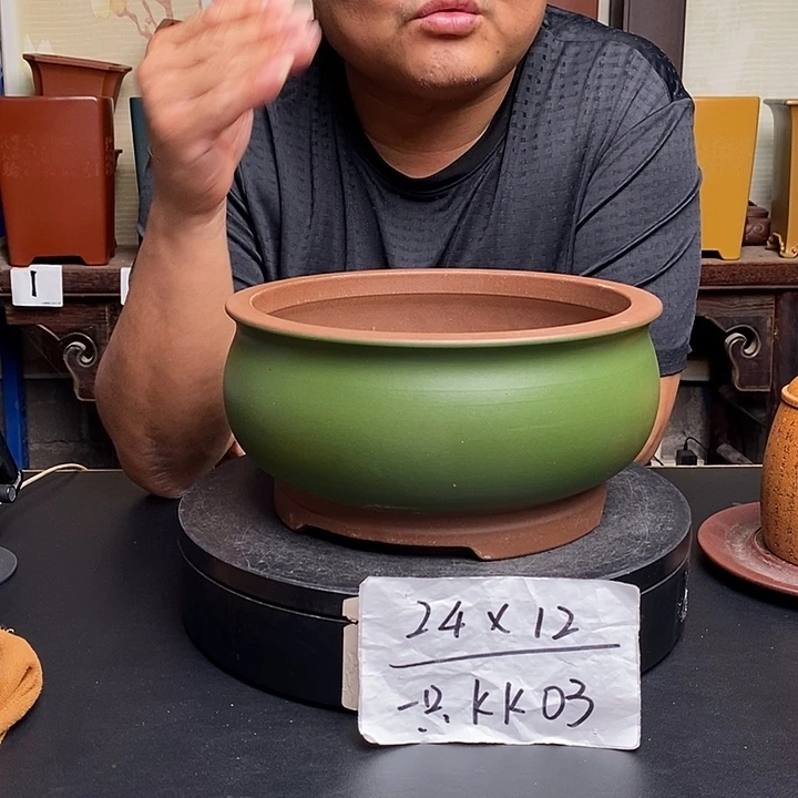 紫砂花盆货号一只KK003
