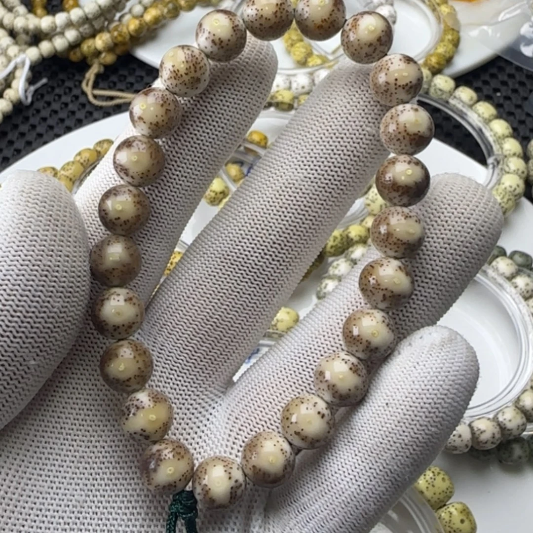 手串星月菩提海南星月菩提灰冰单凤眼手持