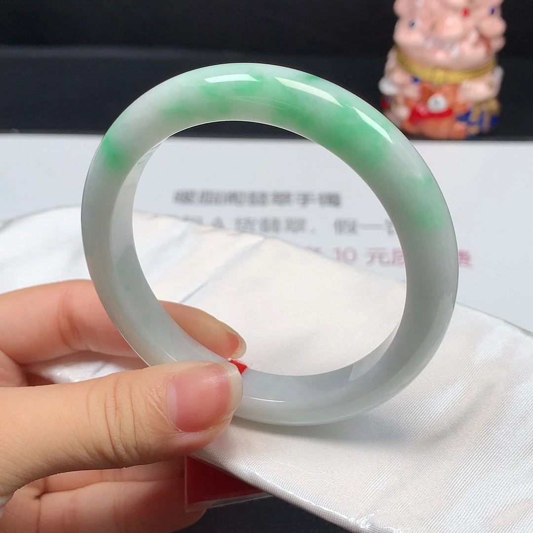 翡翠未镶嵌手镯1423