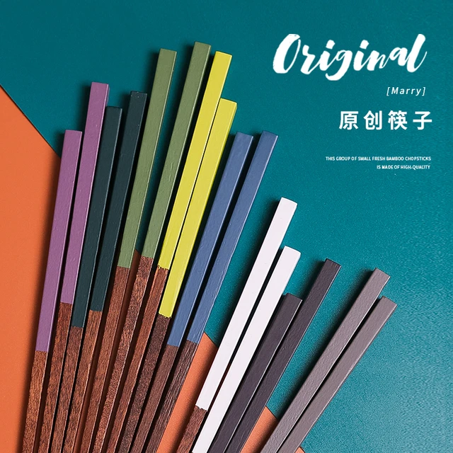 筷子家用一人一筷创新中式木筷中华筷套装2025新款个人专用可商用