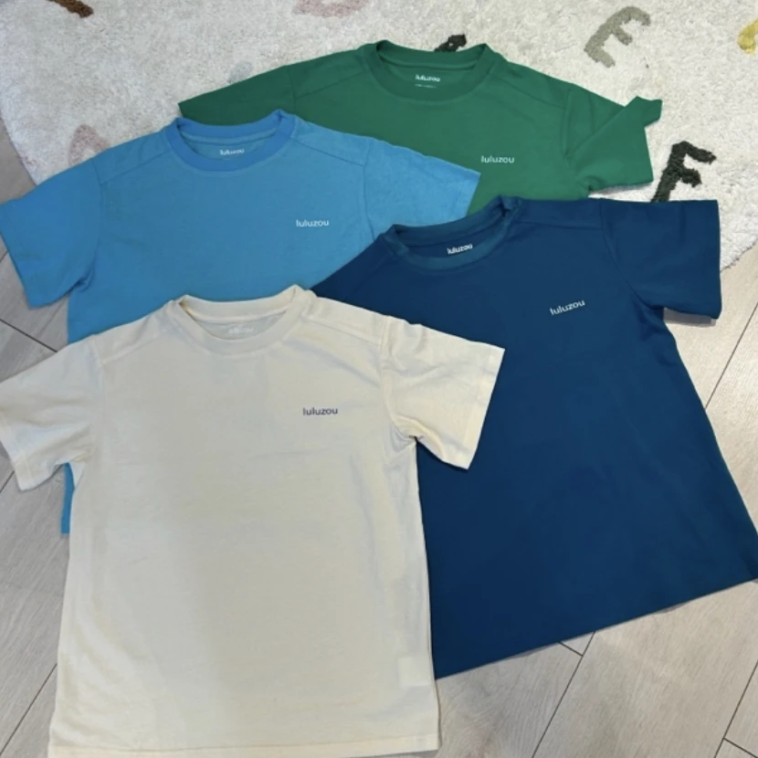luluzou2025S/S经典短袖T多巴胺色彩系列9111