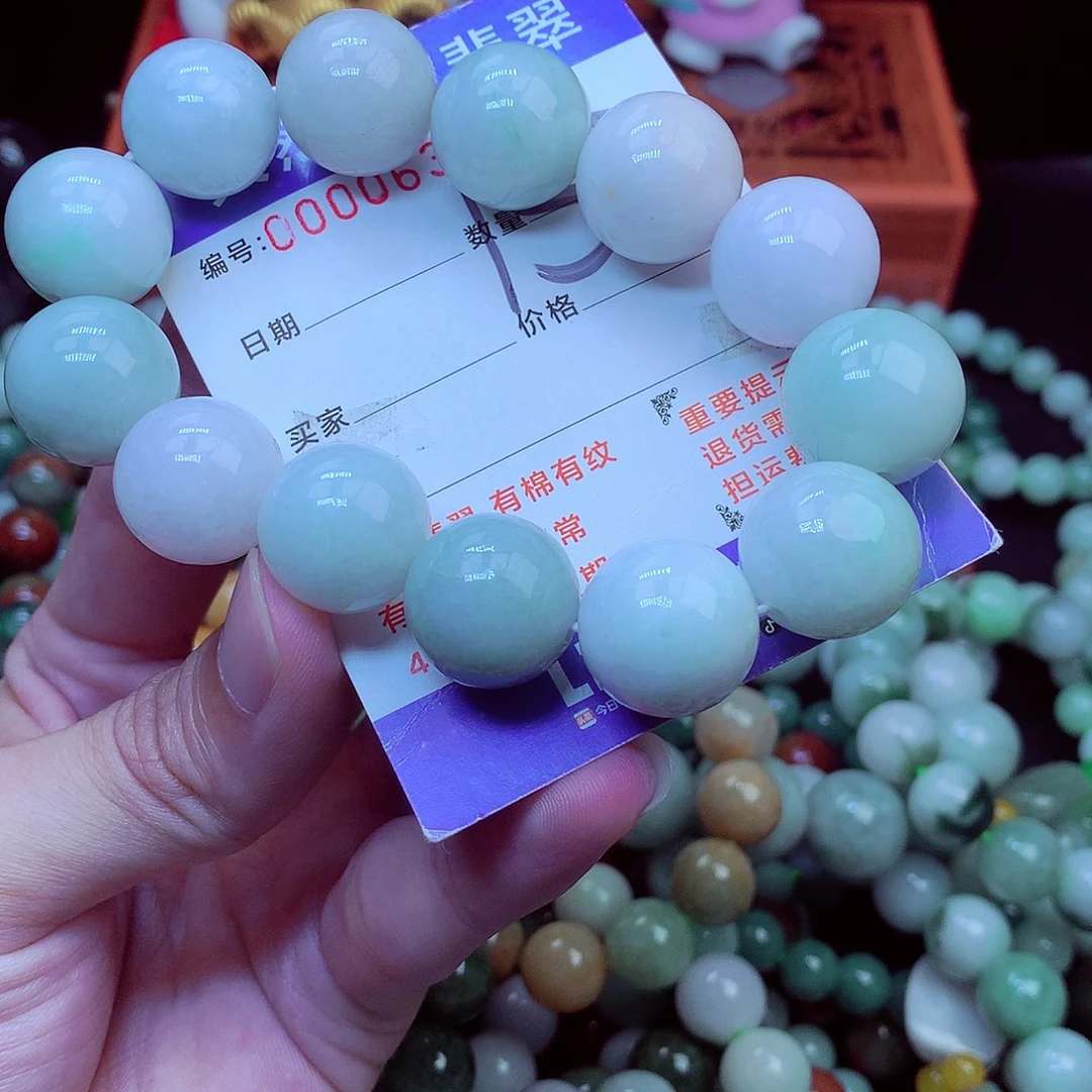翡翠未镶嵌毛衣链