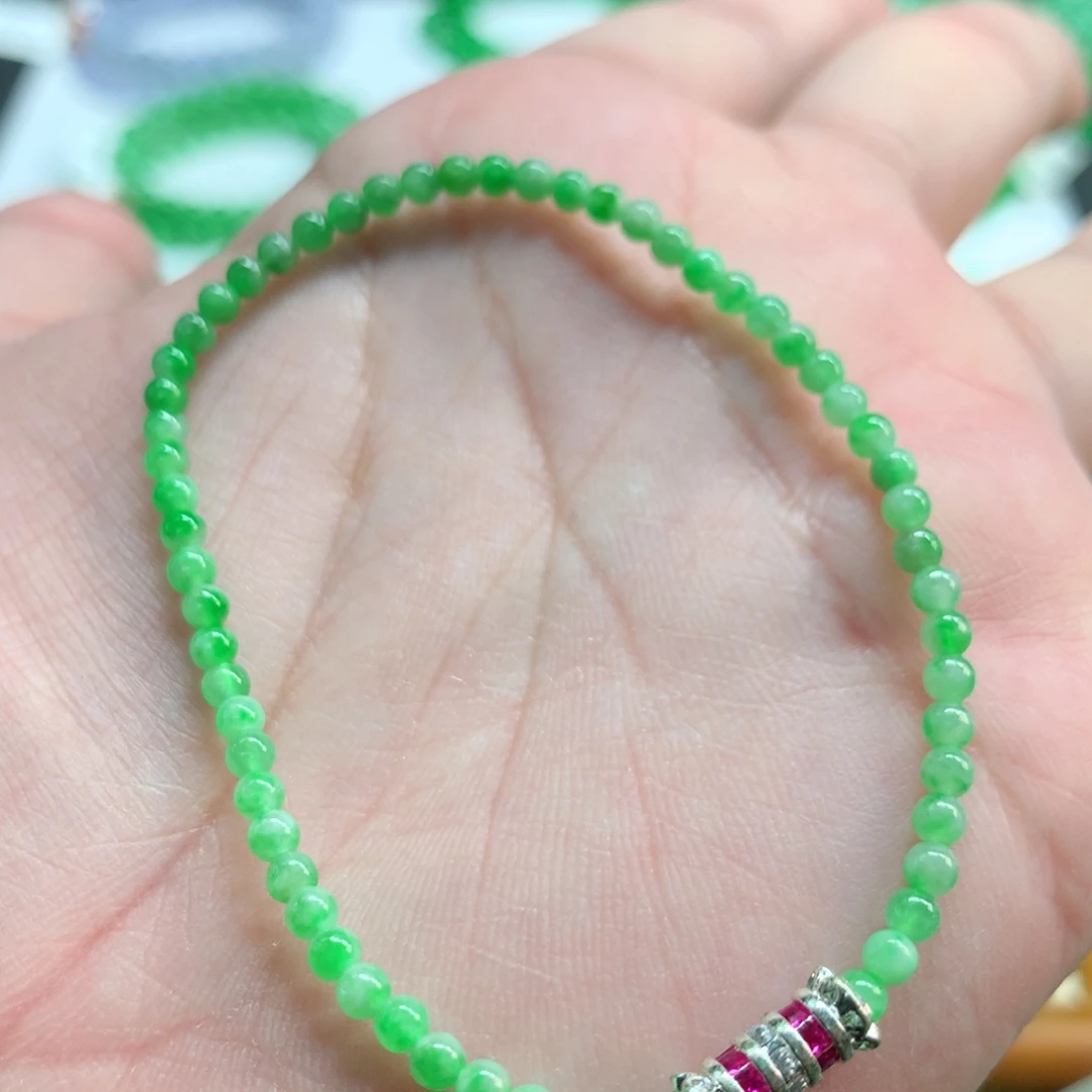 翡翠未镶嵌手链翡翠