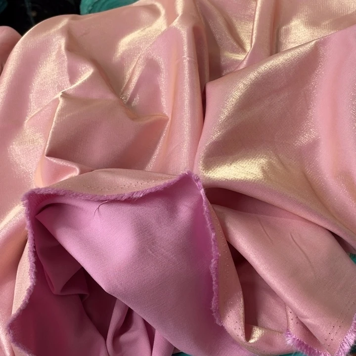 天丝（莱赛尔纤维）紫粉色人鱼姬细闪2米