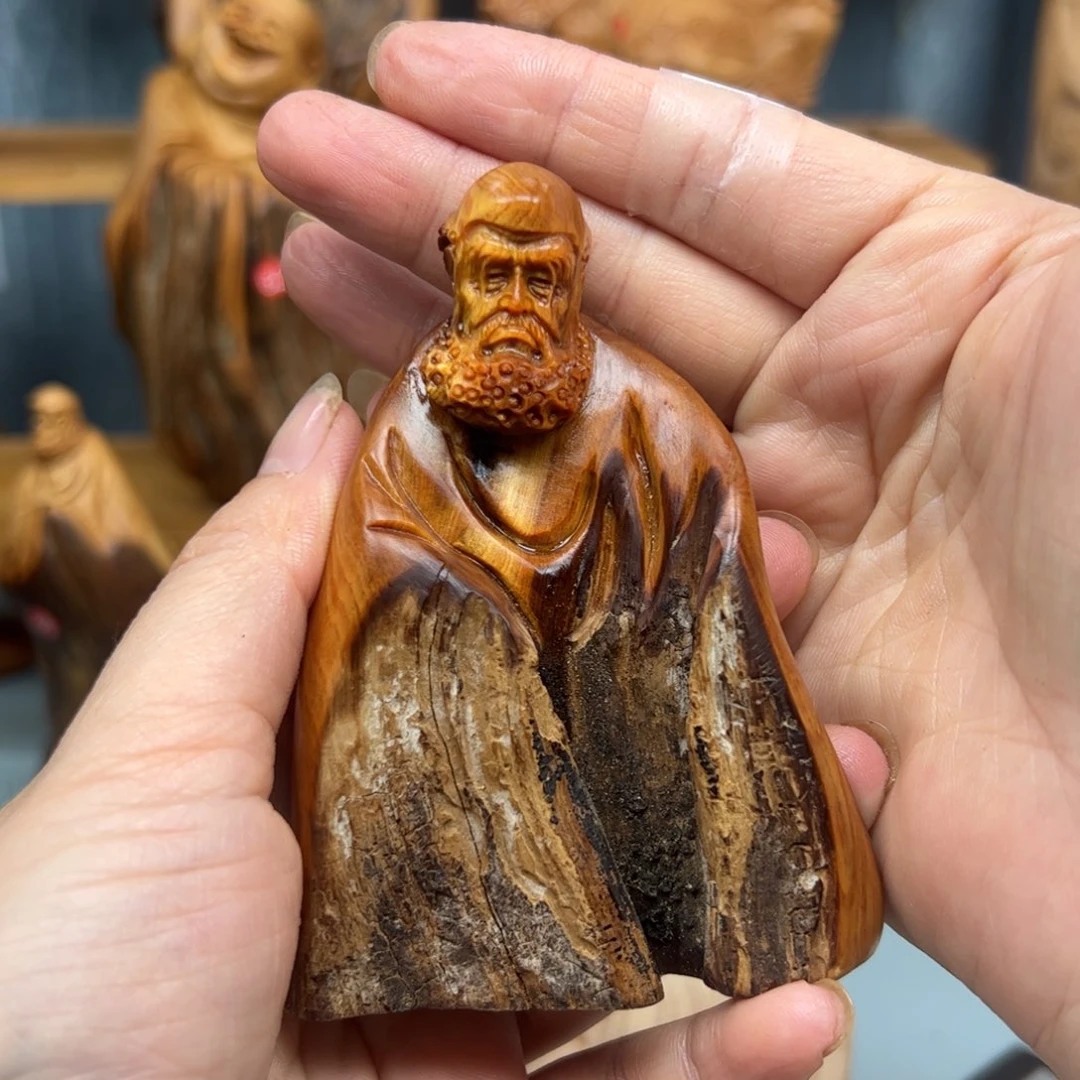 ****客柏木崖柏木摆件手把件，