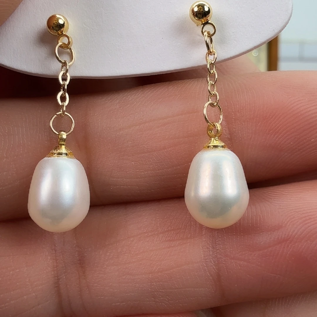 未镶嵌耳饰淡水珍珠
