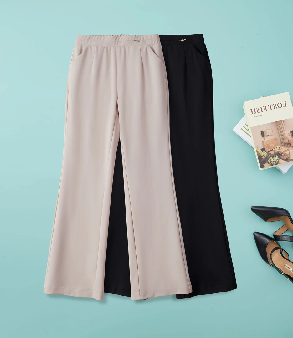 【夏季微喇裤】25年新款舒适微喇裤时尚气质中老年妈妈装5212