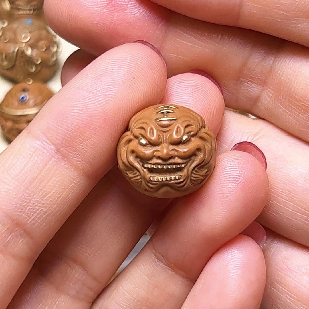把件猴头核桃虎僧