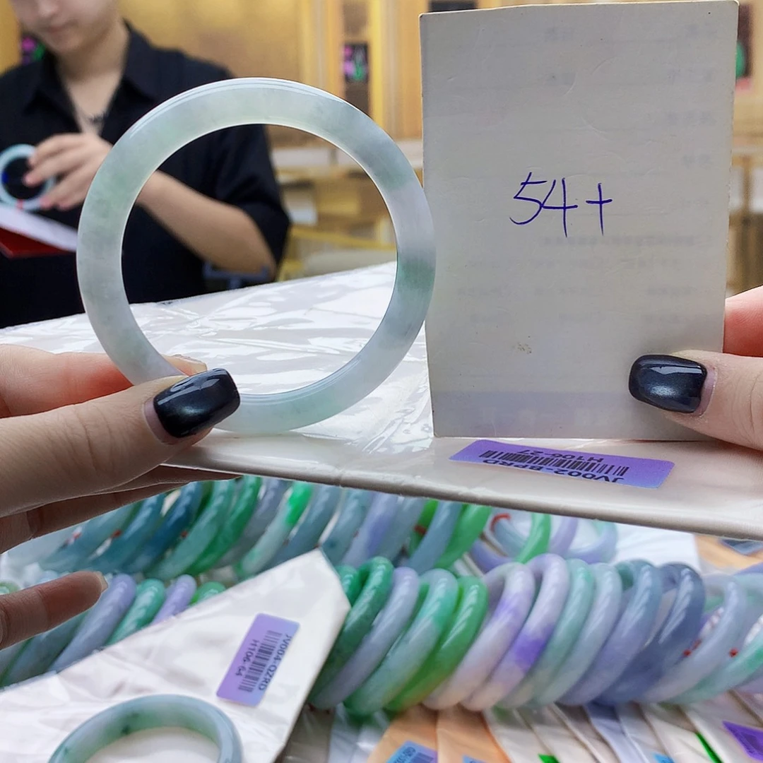 翡翠未镶嵌手镯bjj