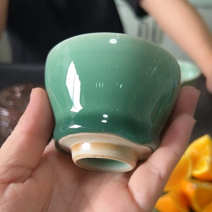龙泉云间青瓷小米茶器
