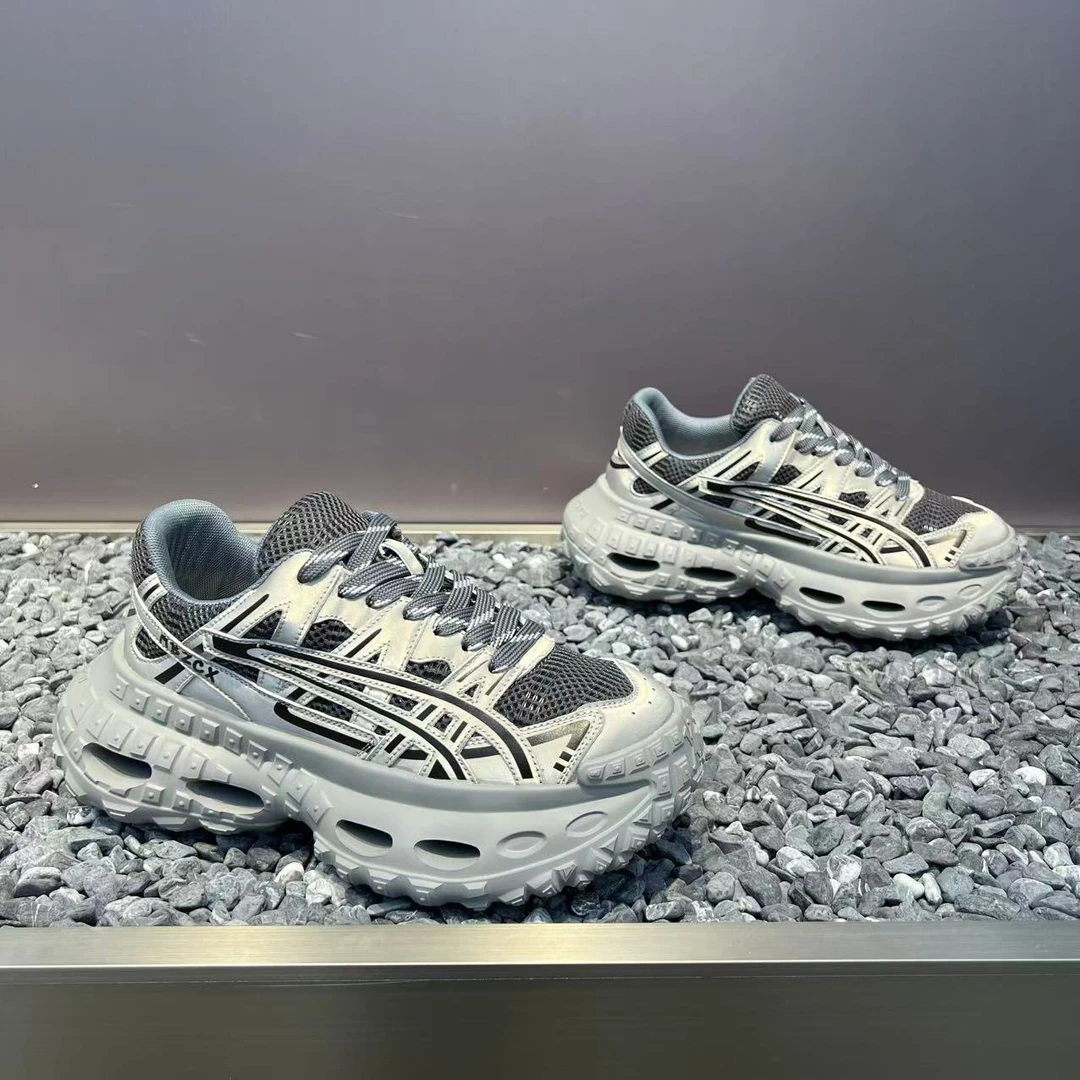 2025夏季新款增高男款低帮透气网面老爹鞋轻奢高端耐磨百搭休闲鞋