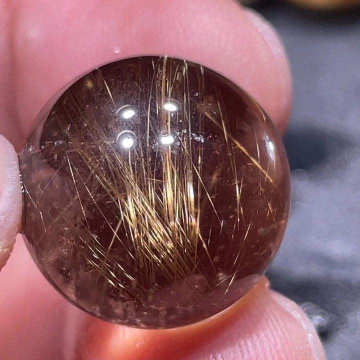 三***华未镶嵌颈饰发晶钛晶