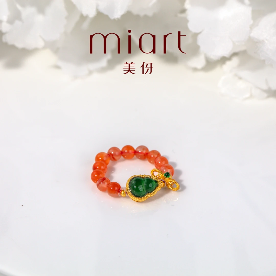 【九姐爱喝茶】美伢【榆暖】时尚百搭DIY设计款QT25J戒串Z1201