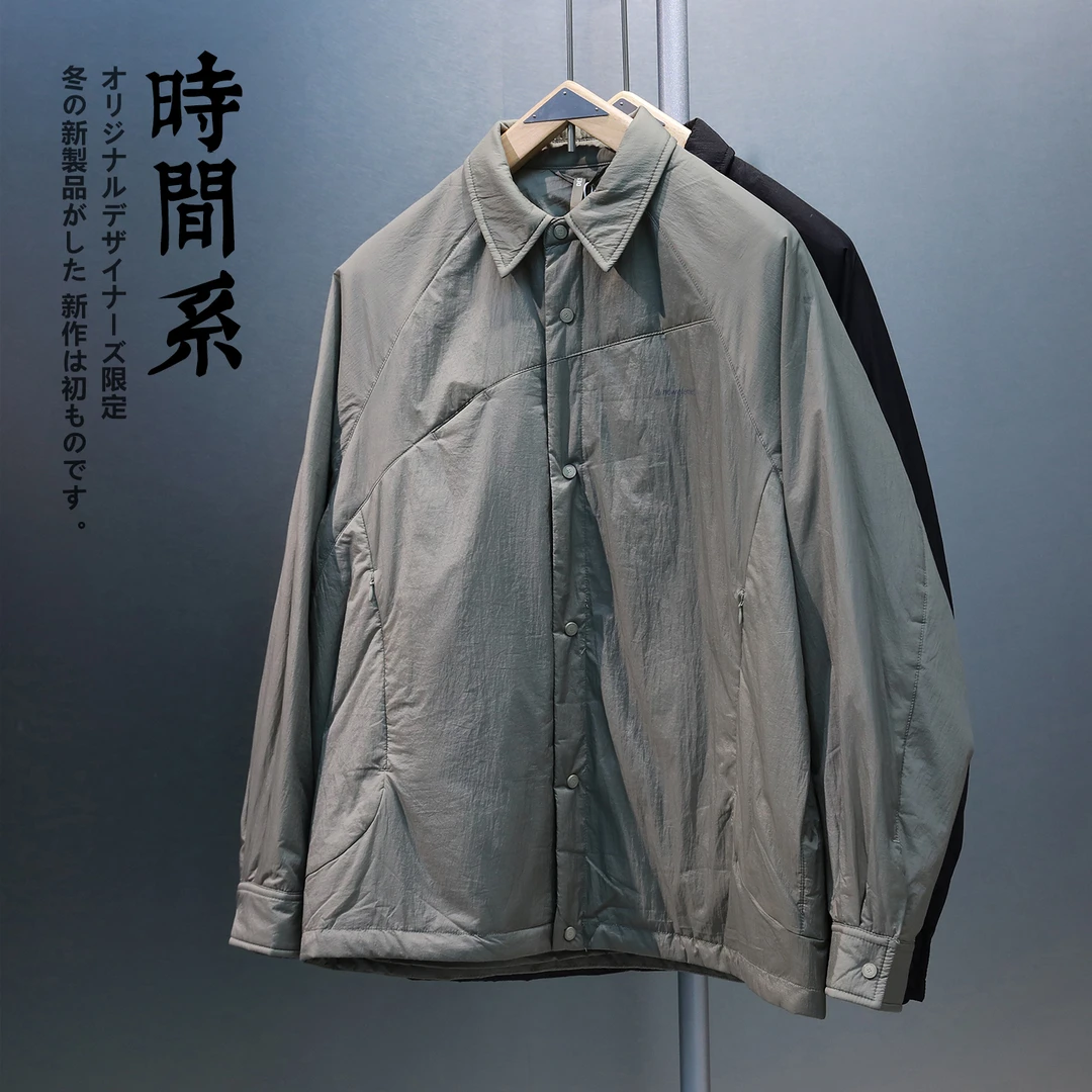 【又轻又保暖】冬季科技轻暖棉服外套男翻领棉衣三防面料