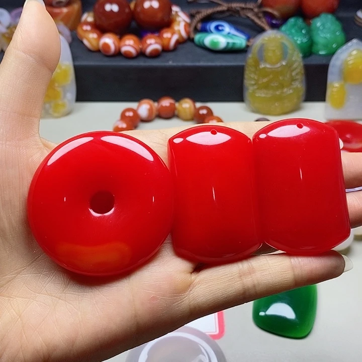 玛瑙/玉髓吊坠(不含链)未镶嵌雨*石