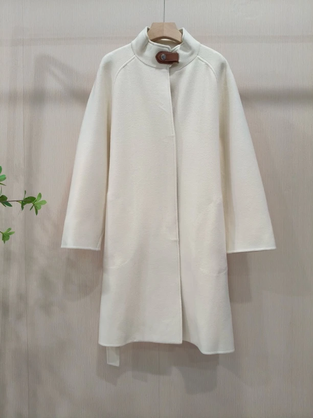 【Hua】3440春季新款女士休闲百搭宽松舒适通勤纯色大衣外套