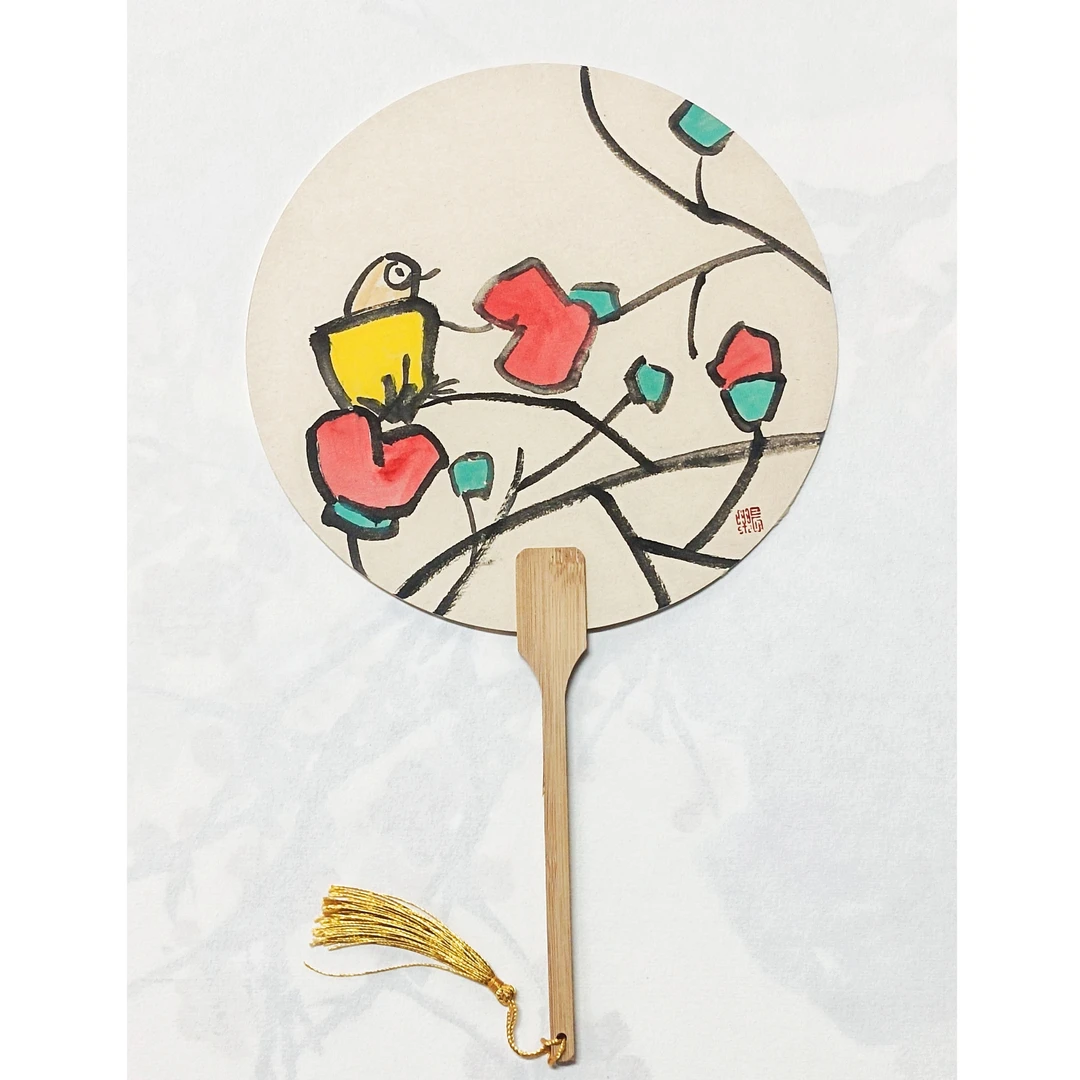 张大风艺术馆 程思雯手绘扇子AC78