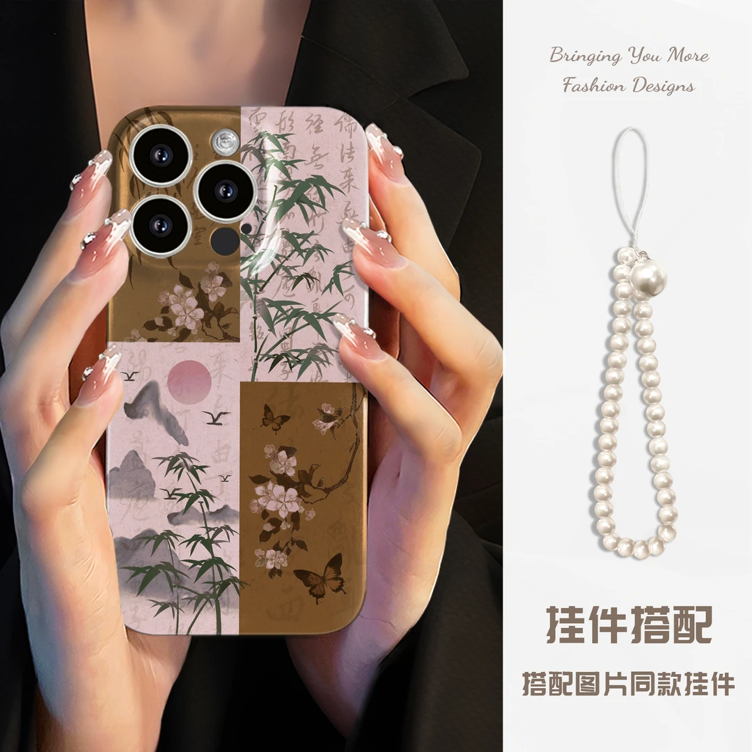 适用于苹果16华为OPPO小米VIVO高颜值时尚创意软菲林手机壳CA0668