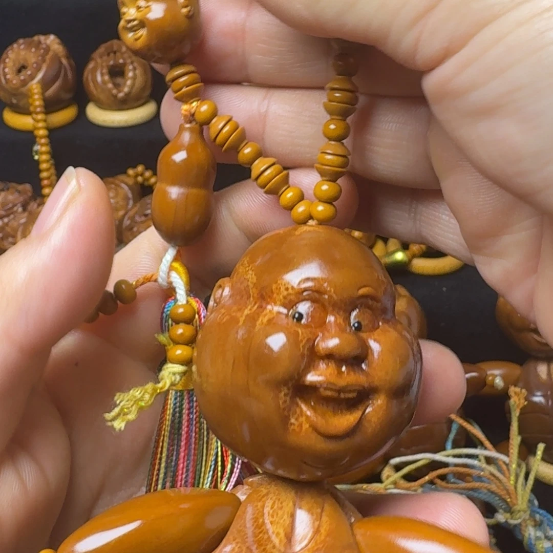 仓***央把件橄榄核大富贵➕配饰