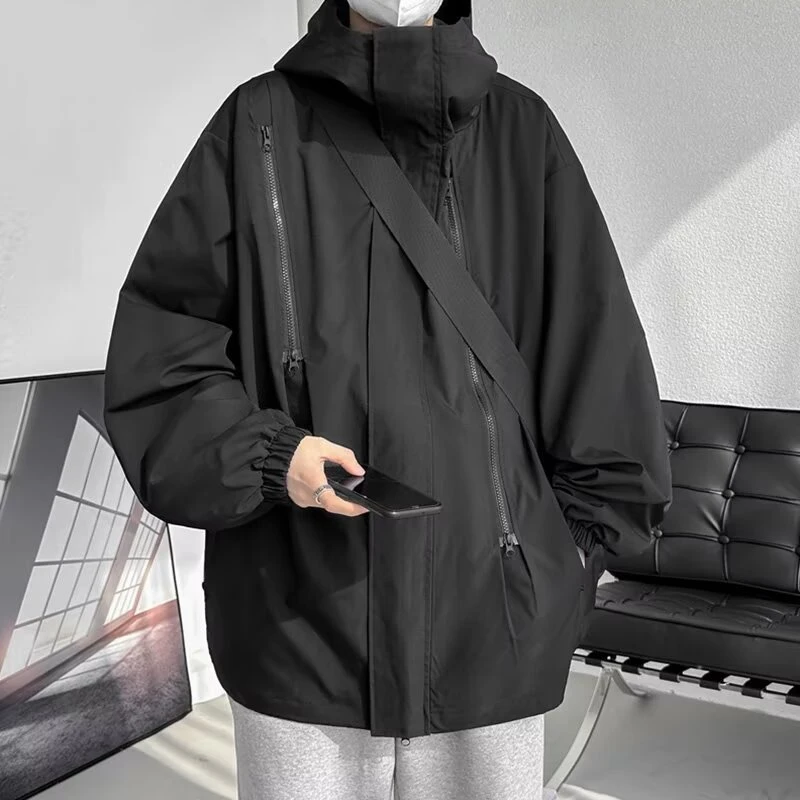 OHUP户外冲锋外套衣服vfc黑武士登山服男款vintage美式防水夹克男