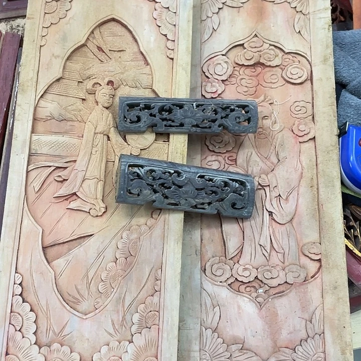 巴***1香榧木老木雕好吧老木雕花板