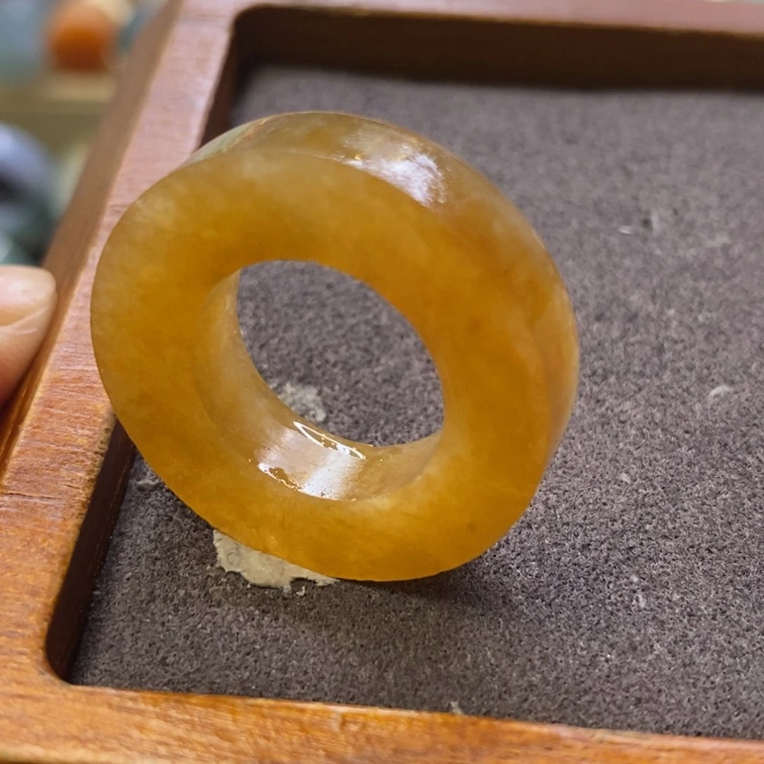 定制翡翠未镶嵌翡翠戒指10-23