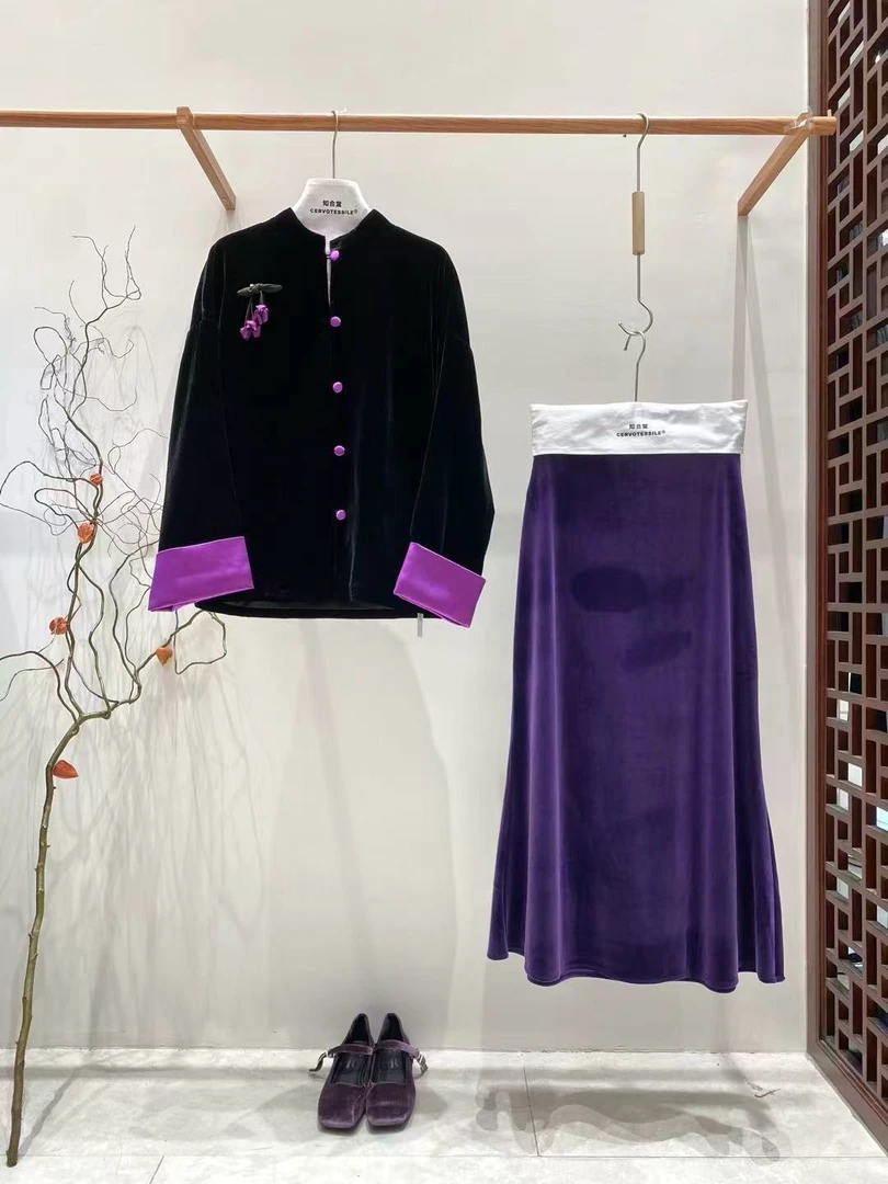 鑫然Kiki 新中式国风100真丝外套 7653 ZHT【B】