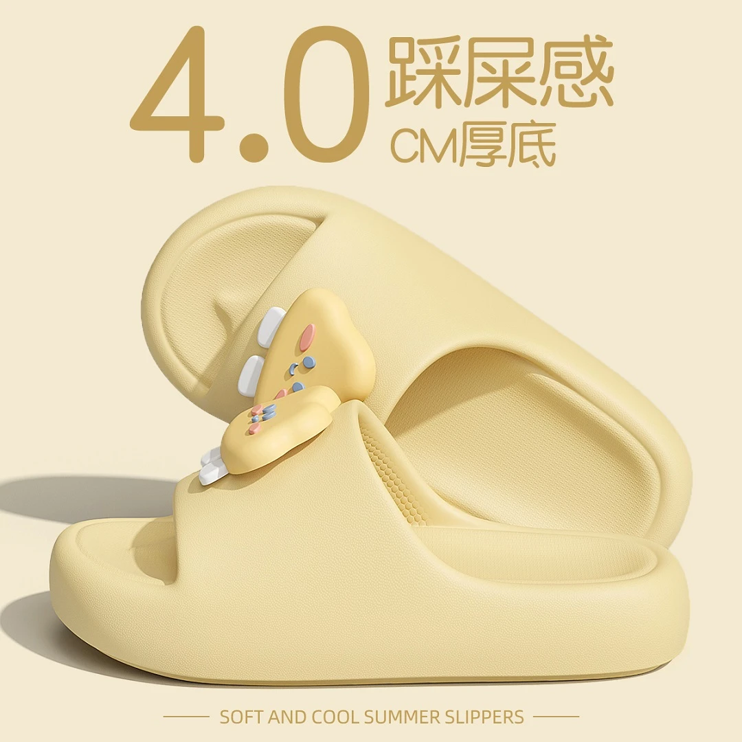 猫力踩屎感拖鞋女款学生宿舍可爱软底2026新款防臭居家防滑拖鞋男