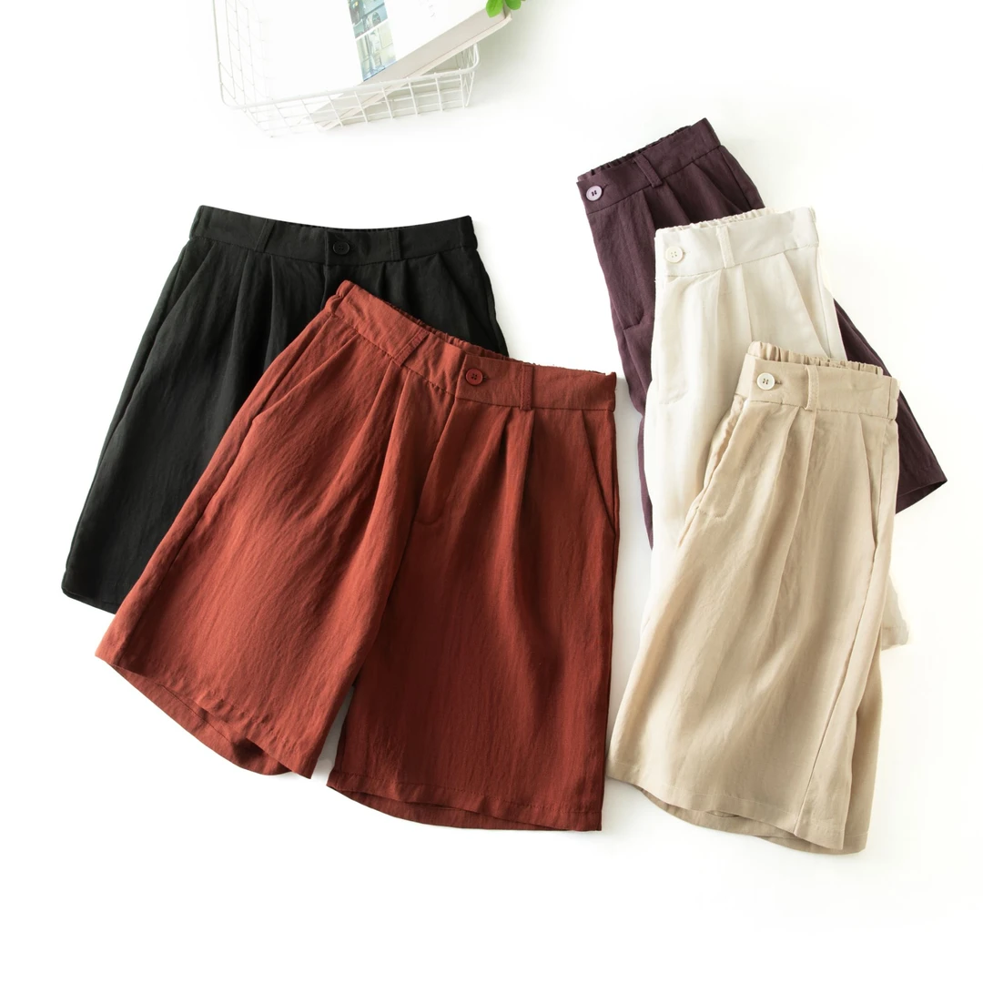 ’凉爽一夏‘’ 莱赛尔天丝亚麻短裤