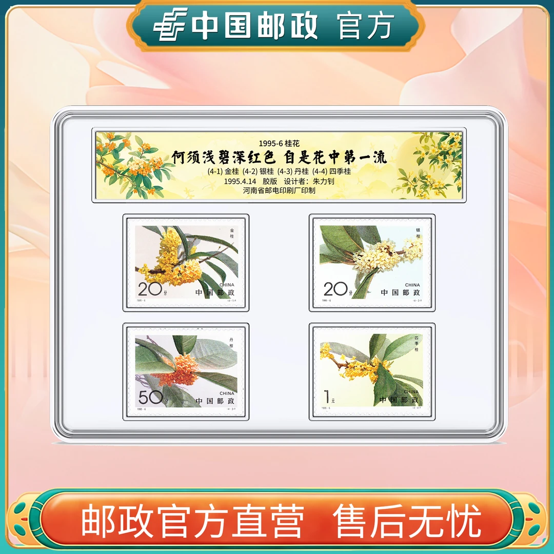 中国邮政官方 1995-6 桂花邮票