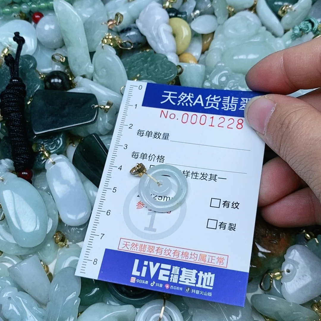 翡翠吊坠(赠链)未镶嵌