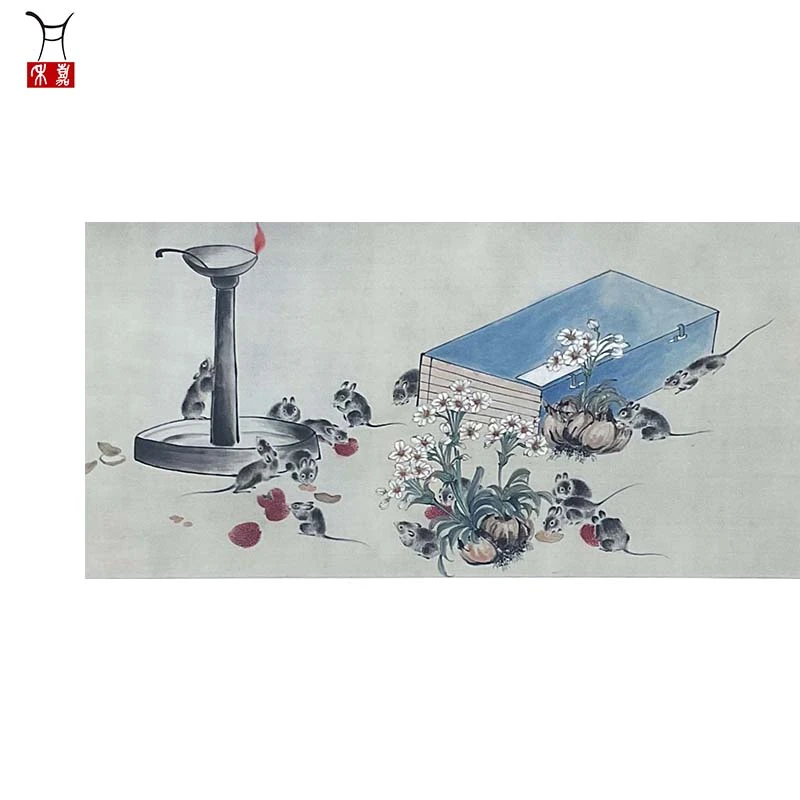 R005花鸟镜心27x64/1.6平尺