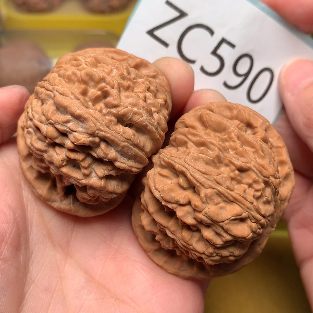 文玩核桃把件毕业球白47