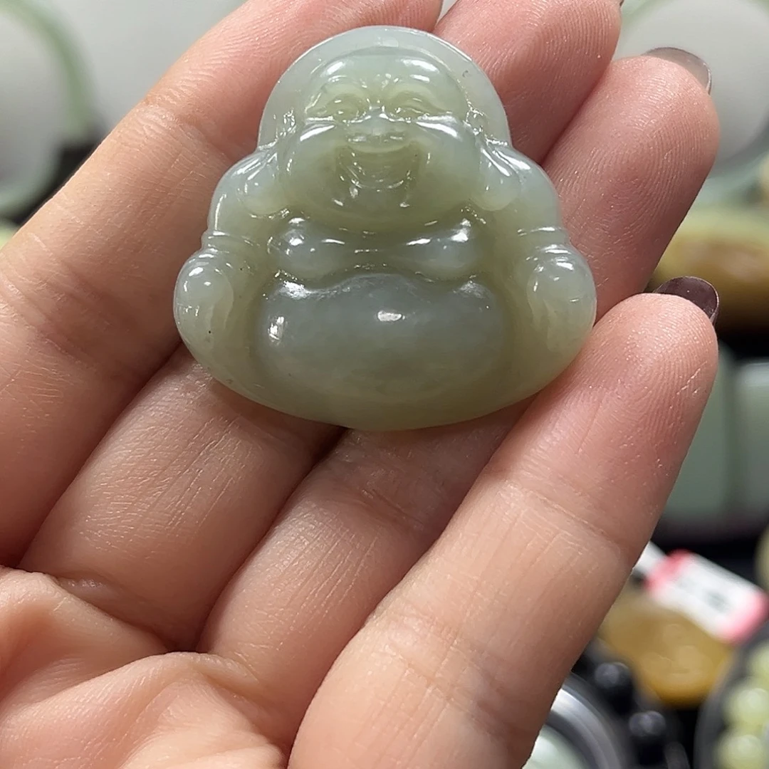 和田玉（青白玉）未镶嵌吊坠(不含链)