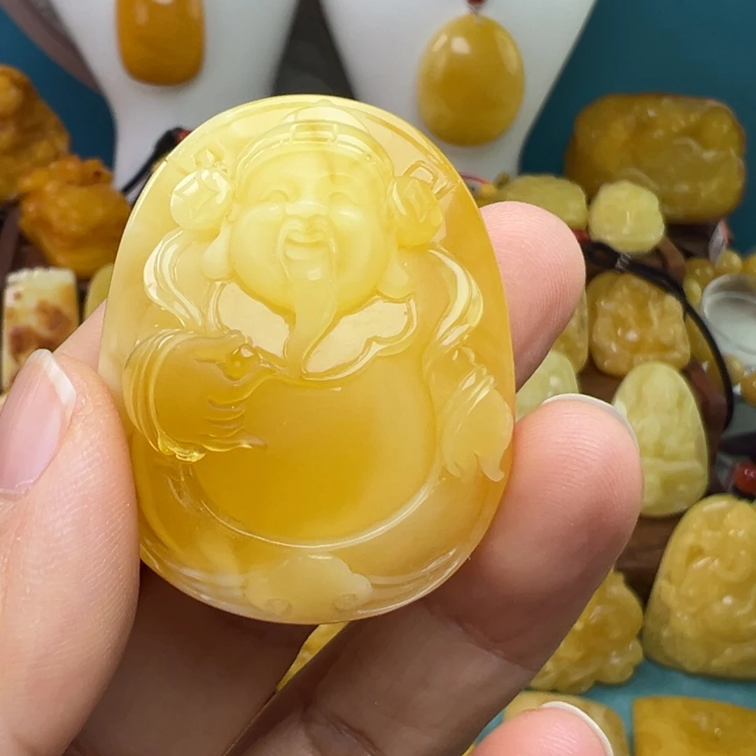 蜜蜡吊坠(不含链)未镶嵌